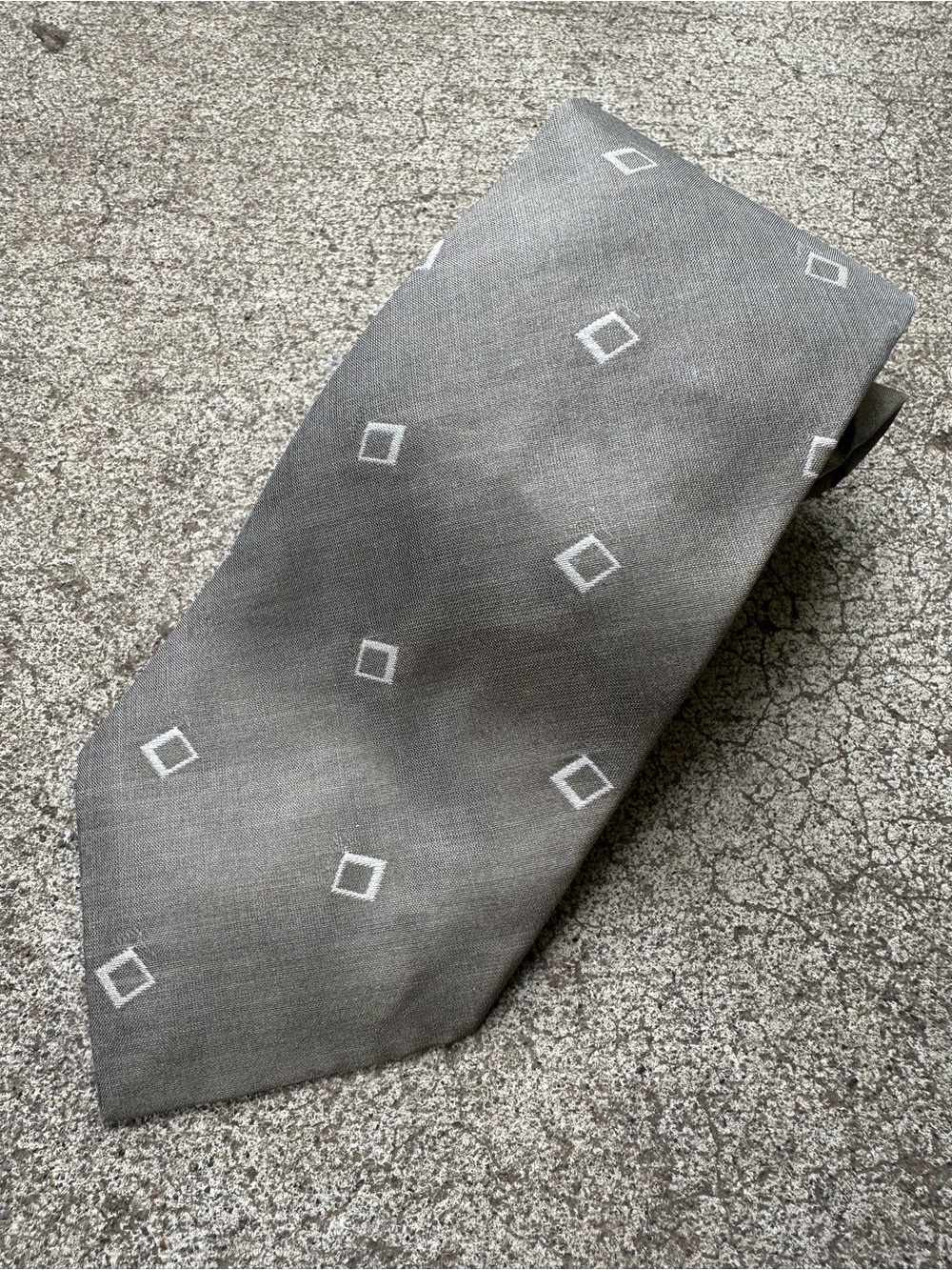 VTG Giorgio Armani Printed Silk Tie
